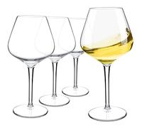COOKY.D Unbreakable Long Stem Red White Wine Glasses Tritan-Plastic Drinkware Sets Gift Bpa Free Dishwasher Safe 530 ML/18.6 OZ, Set of 4