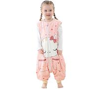 COOKY.D Unisex Baby Sleeping Bag with Feet,Wearable Breathable Toddler Blanket, Animal Sleeveless Sleepsuit for 5-6 Years, Cat