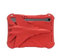Cool 3D Airplane Case for Samsung Galaxy Tab A9 Plus 2023 for Kids Cover Kids-friendly Lightweight Shockproof Cover for Samsung Galaxy Tab A9+ Tablet Red