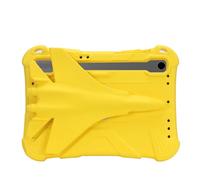 Cool 3D Airplane Case for Samsung Galaxy Tab A9 Plus 2023 for Kids Cover Kids-friendly Lightweight Shockproof Cover for Samsung Galaxy Tab A9+ Tablet Yellow