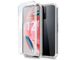 Cool 3D Silicone Case for Xiaomi Redmi Note 12 (Transparent Front + Back)