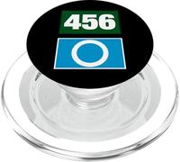 Cool 456 Code Number "O" Say Yes Illustration Graphic Design PopSockets PopGrip for MagSafe