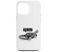Cool 70's Muscle Car Design Gimme All of Your Money Cartoon Case for iPhone 13 Pro Max