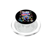 Cool 80's Music Party, Retro Back To 80's Graphic Design PopSockets PopGrip for MagSafe
