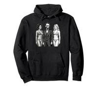 cool Abe Lincoln with Americana bikini babes Pullover Hoodie