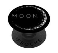 Cool Abstract Moon Illustration Novelty Graphic Designs PopSockets Adhesive PopGrip