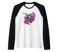 Cool Adventures Costume with This Space Cowboy Raglan Baseball Tee