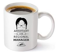 COOL AF Assistant To The Regional Manager Coffee Mug - The Office Gifts - Dwight Schrute The Office Merchandise - 11oz Collectible Dunder Mifflin Mug For Men And Women