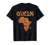 Cool African Queen Art Kente Cloth Africa Ghana Kids Women T-Shirt