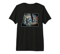 Cool AI Human Brain Artificial Intelligence for Techie Premium T-Shirt