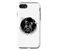 Cool Alien amico proclama amore divertente UFO alieni Case for iPhone SE (2020) / 7/8