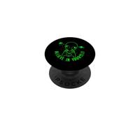 Cool Alien buddy proclaiming self love funny Alien UFOs PopSockets Adhesive PopGrip
