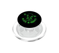 Cool Alien buddy proclaiming self love funny Alien UFOs PopSockets PopGrip for MagSafe