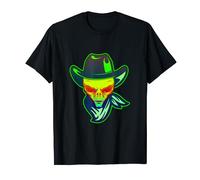 Cool Alien Cowboy Hat Men Western Costume T-Shirt