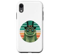 Cool Alligator St. Patrick's Day Shamrock Retro Case for iPhone XR