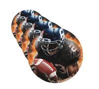 Cool American Football Car Air Freshener Cards for Women Men 4 Pack Cute Car Accessories Long Lasting Scent Car Diffuser Hanging Auto Aromatherapy Tablets Car Fresheners Gifts