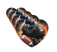 Cool American Football Car Air Freshener Cards for Women Men 4 Pack Cute Car Accessories Long Lasting Scent Car Diffuser Hanging Auto Aromatherapy Tablets Car Fresheners Gifts