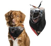 Cool American Football Dog Bandanas for Feeding Grooming, Triangle Pet Bibs for Cats & Dogs Washable Fashion Pets Scarf for Party Travel 27.6 X 11.8 Inch