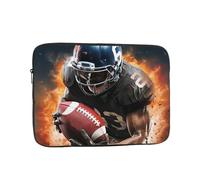 Cool American Football Laptop Case 12 inch, Shockproof Protective Computer Sleeve Cover Water Resistant Laptop Bag Carrying Tablet Cover Briefcase Handbags Gifts for Men Women