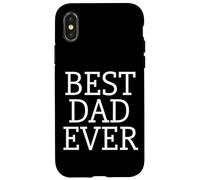Cool and Stylish "BEST DAD EVER" Father Daddy Case for iPhone X/XS