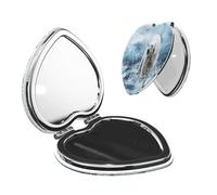 Cool Animal White Polar Bear Fashion And Exquisite Pocket Mirror, Compact And Practical