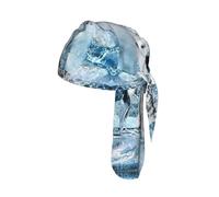 Cool Animal White Polar Bear Print Head Scarf Cycling Cap Under Helmet Breathable Quick Dry Tie Back Modern Fit Motorcycle Liner