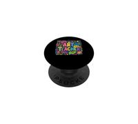 Cool Art Teacher Design Artistic Elements School PopSockets Adhesive PopGrip