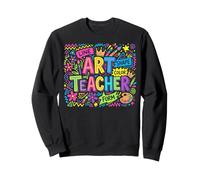 Cool Art Teacher Design Artistic Elements School Sweatshirt