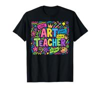 Cool Art Teacher Design Artistic Elements School T-Shirt