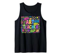 Cool Art Teacher Design Artistic Elements School Tank Top