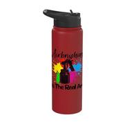 Cool Artist Airbrushing is The Real Art Drawing Graphic Stainless Steel Insulated Water Bottle