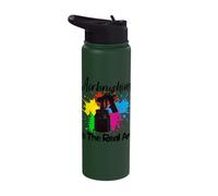 Cool Artist Airbrushing is The Real Art Drawing Graphic Stainless Steel Insulated Water Bottle