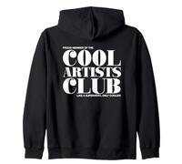 Cool Artists Club Creative Statement Zip Hoodie