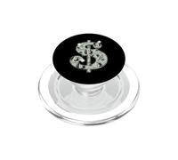 Cool As Dollar Bill Dollar Sign $$ Money Art Design PopSockets PopGrip for MagSafe