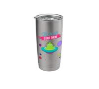 Cool Astronaut Alien, Funny Sarcastic Space Astronaut Alien Stainless Steel Insulated Tumbler