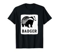 Cool Badger Animal with Speech for Boys and Girls T-Shirt