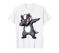 Cool Badger Wearing Sunglasses Doing A Dabbing Dance Value Graphic T-Shirt