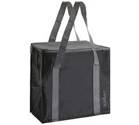 Cool Bag 12.5L Insulated Lunch Bag - Holds 24 Cans - Lightweight Folding Cooler Bag for Camping, Travel, Work, Picnic - Portable Soft Cool Bag with Carry Handles & Zip Lid - H29cm x W26cm x D18cm