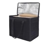 Cool Bag,Food Delivery Bag,30L Insulated Thermal Bag for Hot and Cold Food Delivery,Grocery Shopping Bags,Large Insulated Picnic Lunch Bag,Foldable Cool Box for Picnic Camping BBQ (1pcs Black)