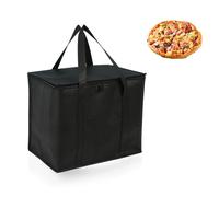 Cool Bag - Homiladi 30L Insulated Cooler Box | Large Capacity & Durable Foldable Lunch Bag & Thermal Food Carrier | Igloo-Style Cool Box for Travel, Camping, Picnics, BBQ (Black)
