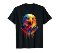 Cool Bald Eagle Spray Art Dripping Art Adorable Eagle T-Shirt