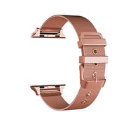 Cool Band for Apple Watch Series 1/2 / 3/4 / 5/6 / 7 / SE (38/40 mm) Metal Rose Gold