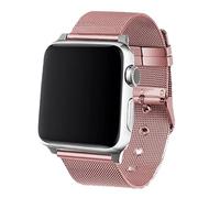 Cool Band for Apple Watch Series 1/2 / 3/4 / 5/6 / 7 / SE (42/44 / 45 mm) Metal Pink