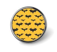 Cool Bat Black Print Pins for Backpack - Enamel Pins Cute Jacket Coat Hat Bags Badge Pin, Funny Novelty Unique Button Pin Women Men Fashion Jewelry Accessories