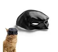 Cool Batcat Mask, Cat Bat Mask for Small Medium Large Cat, Black Bat Mask Cat Cosplay Apparel for Halloween Makeup Party