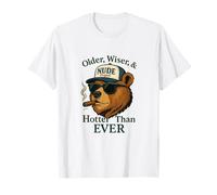 Cool Bear Saying Older Wiser Hotter Than Ever Men T-Shirt