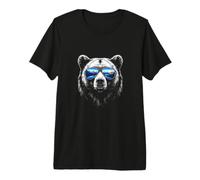 Cool Bear with Sunglasses and Mountain Reflection Premium T-Shirt