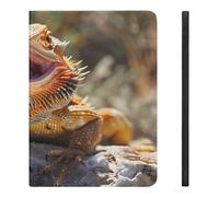 Cool Bearded Dragon Lizards Case Compatible for IPAD Air4/Air5 （10.9in） Tablet Cases Cover with Pencil Holder Auto Wake/Sleep