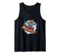 Cool Beaver Snowboarding Winter Extreme Sport Tank Top