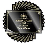Cool Bedroom Accessories Sticker - Fall Free Tumbler Keep Calm I'm A Hand Ball Player(6X9CM)